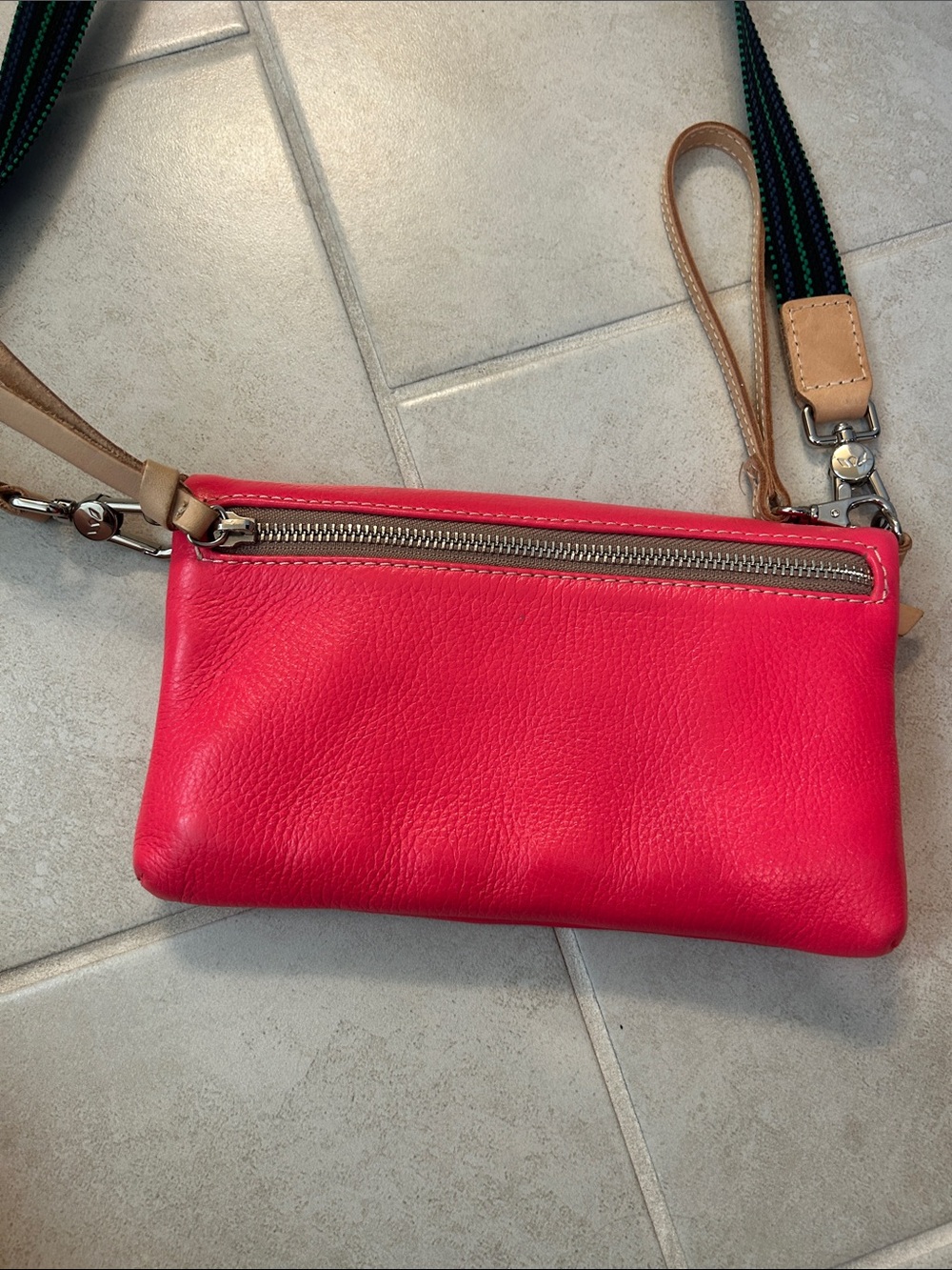 Consuela Hot Pink Crossbody with Adjustable Strap - Picture 4 of 5